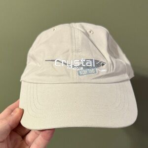 Beige Crystal Dive Cap